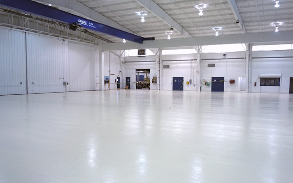 hangar floor coating gallery