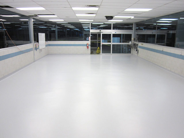 Manufacturing Area Seamless Flooring System